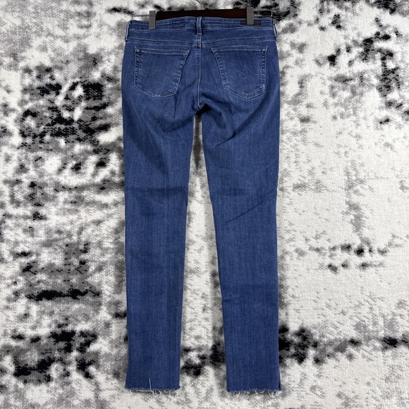 Adriano Goldschmied Legging Ankle‎ Jeans Womens 27R Distressed Skater Stretch - Picture 2 of 16